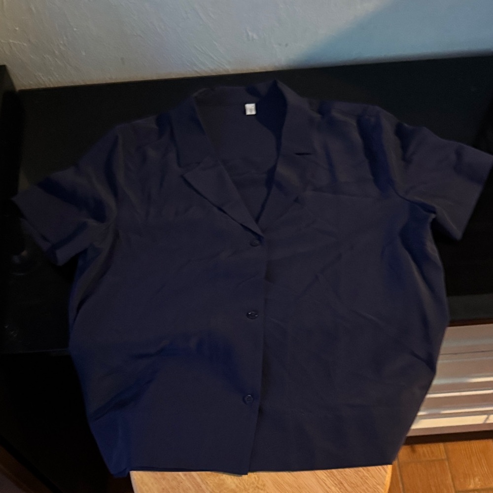 Elegant Navy Women's Blouse